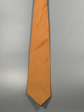 La Cravate Golden Tan Solid Men's Necktie 58.5" Classic Tie